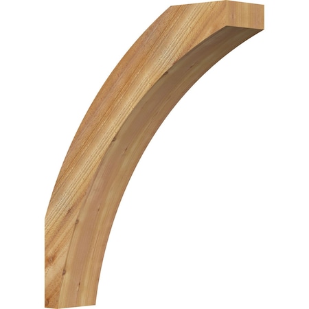 Ekena Millwork 6"W x 26"D x 32"H Thorton Rough Sawn Knee Brace, Western Red Cedar BRC06X26X32THR00RWR